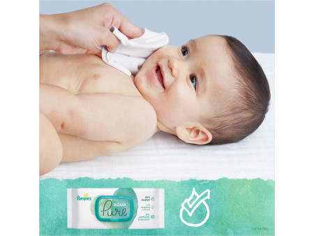 Pampers Lingette humide Harmonie aqua, pack de 3