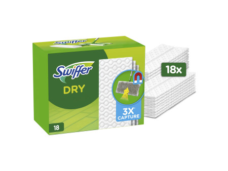 Swiffer Serpillère sèche au parfum febreze, pack de recharge