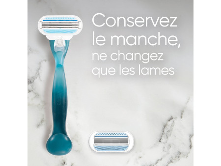 Gillette for Women Rasoir Venus Smooth, 2 lames incl.