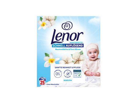 Lenor Lessive en poudre Sensitiv, 1,5 kg, 25 lavages
