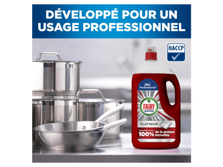P&G professional FAIRY Liquide vaisselle Platinum, 4 litres