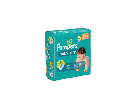 Pampers Couche baby-dry, taille 7 Extra Large, Single Pack