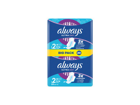 always ultra Serviette hygiénique Normal à ailettes, BigPack