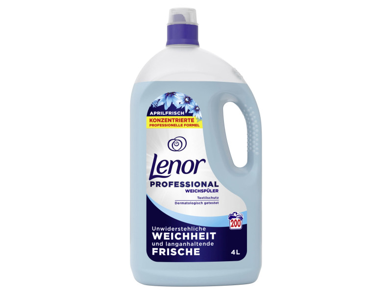 Lenor Professional Adoucissant Fraîcheur d'avril, 4 litres