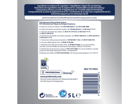 Cif Nettoyant de surfaces Professional 'verre & surface'