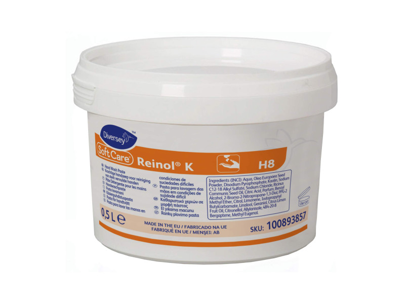 Soft Care REINOL K Pâte lavante pour mains, pot de 500 ml