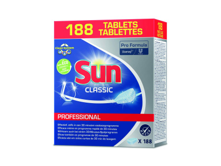 Sun Tablettes lave-vaisselle Professional Classic,188 pièces