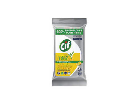 Cif Pro Formula Lingette 'Clean & Shine', 100 pièces