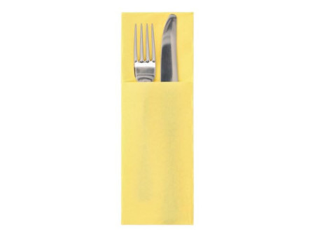 STARPAK Serviette pochette 'DAILY Collection', jaune