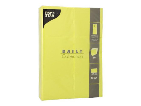 STARPAK Serviette pochette 'DAILY Collection', vert citron
