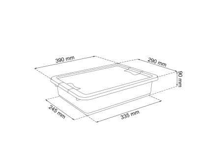 keeeper Boîte de rangement 'cornelia' 7 litres, transparent
