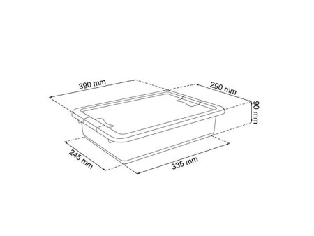 keeeper Boîte de rangement 'cornelia' 7 litres, transparent