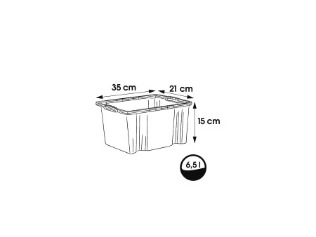 keeeper Boîte de rangement 'franz', 6,5 litres, naturel
