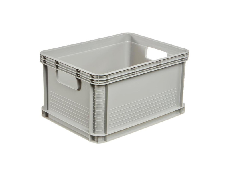 keeeper Caisse de rangement 'robert', 20 litres, gris clair