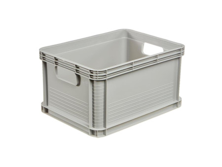 keeeper Caisse de rangement 'robert', 20 litres, gris clair