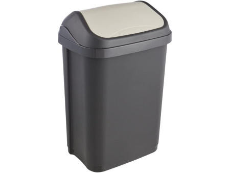 keeeper Poubelle 'swantje', 10 litres, graphite/ gris