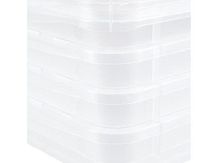 keeeper Kit de boîtes de rangement 'bea', 4x 5,6 litres, PP