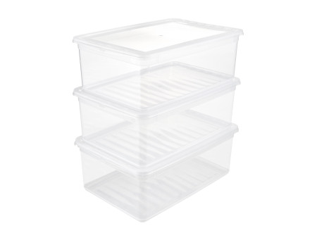 keeeper Kit de boîtes de rangement 'bea', 3x 11,0 litres, PP