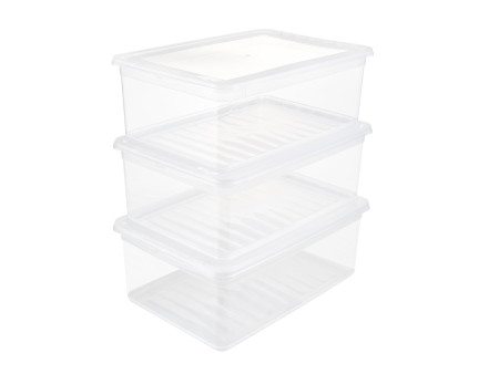 keeeper Kit de boîtes de rangement 'bea', 3x 11,0 litres, PP