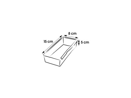 keeeper Compartiment pour tiroir, (L)80 x (P)150 x (H)50 mm