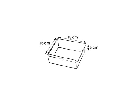 keeeper Compartiment pour tiroir, (L)150 x (P)150 x (H)50 mm