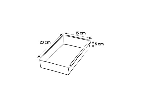 keeeper Compartiment pour tiroir, (L)150 x (P)230 x (H)50 mm