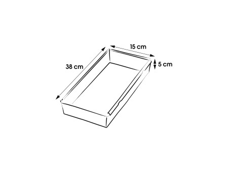 keeeper Compartiment pour tiroir, (L)150 x (P)380 x (H)50 mm