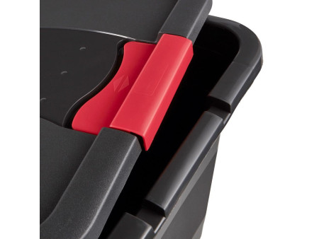 keeeper Boîte de rangement 'eckhart', 52 L, graphite/rouge