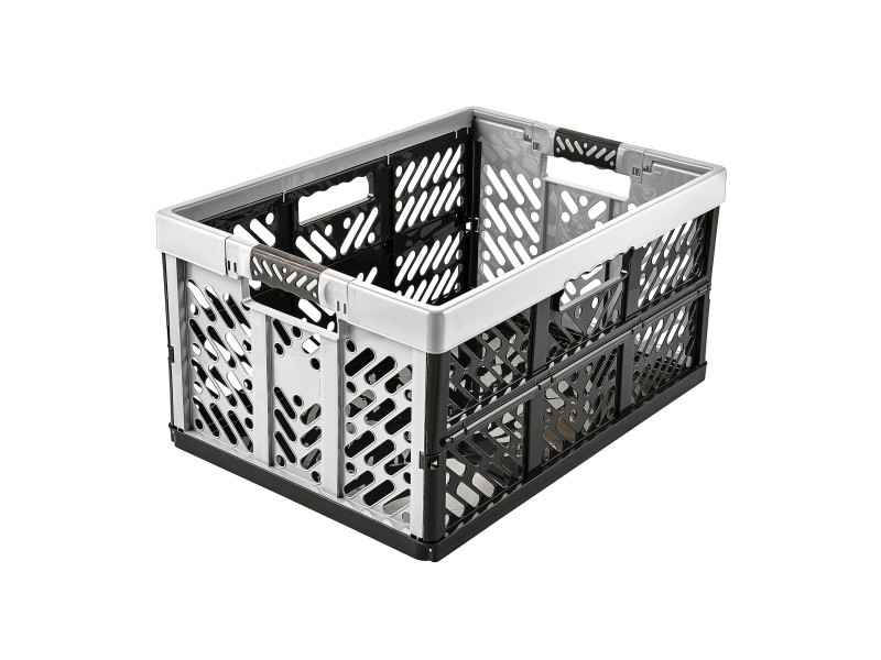 keeeper Caisse de rangement pliante 'ben', gris/anthracite