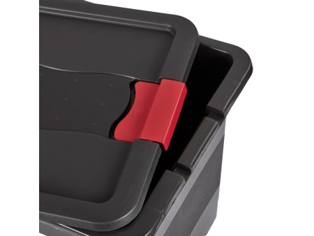 keeeper Boîte de rangement 'eckhart', 24 L, graphite/rouge