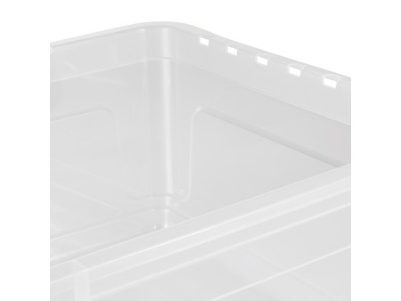 keeeper Boîte de rangement 'bea', 30 L plat, PP, transparent
