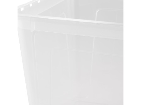 keeeper Boîte de rangement 'bea', 52 L, PP, transparent