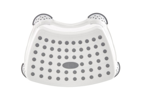 keeeper Marchepied 'tomek hippo', avec impression, blanc