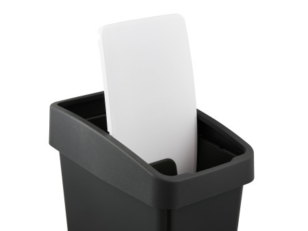 keeeper Poubelle 'magne', 25 litres, anthracite / blanc