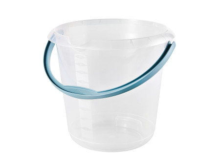 keeeper Seau de nettoyage 'mika', rond, 10 L, transparent