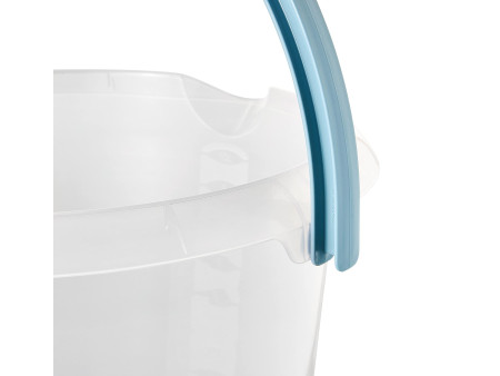 keeeper Seau de nettoyage 'mika', rond, 10 L, transparent