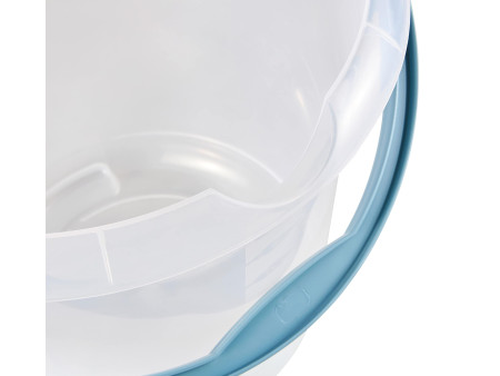 keeeper Seau de nettoyage 'mika', rond, 10 L, transparent
