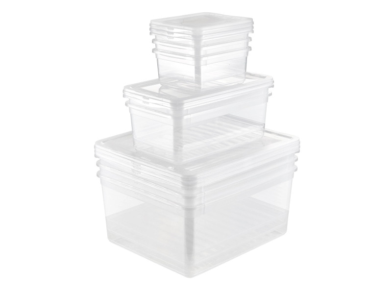 keeeper Set de boîtes de rangement 'bea', 8 pièces, PP
