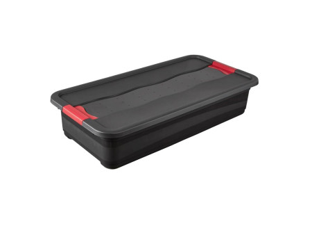 keeeper Boîte de rangement 'eckhart', 33 L, graphite/rouge