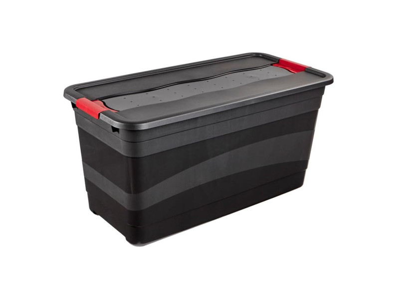 keeeper Boîte de rangement 'eckhart', 83 L, graphite/rouge