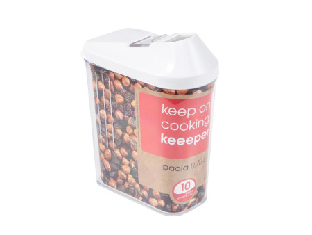 keeeper Boîte verseuse 'paola', 0,75 L, blanc / transparent