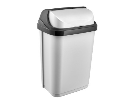 keeeper Poubelle 'rasmus', 10 litres, argent