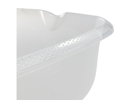 keeeper Bassine 'björk', coins droits, 13 litres, naturel