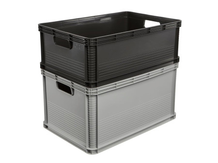 keeeper Caisse de rangement 'robert', 45 litres, graphite