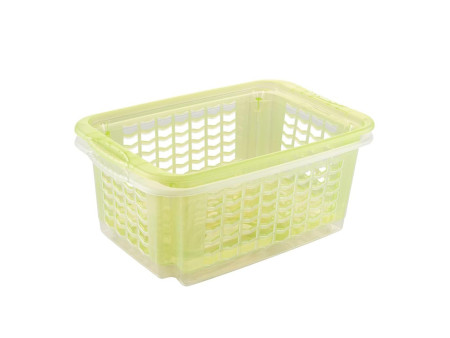 keeeper Corbeille de rangement 'fritz' M, transparent
