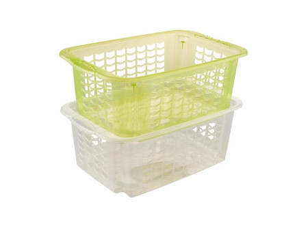 keeeper Corbeille de rangement 'fritz' M, transparent