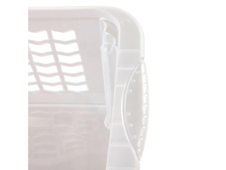keeeper Corbeille de rangement 'fritz' M, transparent