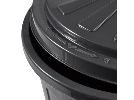 keeeper Poubelle Mini-Tonne 'mats' avec couvercle, 7 litres