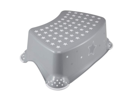 keeeper kids Marchepied tomek 'stars', gris & impression