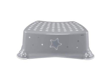keeeper kids Marchepied tomek 'stars', gris & impression